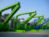 zum Transport fertige Roll-Packer
