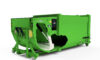 Müllpress Container ansicht in 3D mit Blick in die Presse