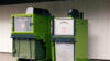 Abpfallpressen mit 1400 und 800 Liter